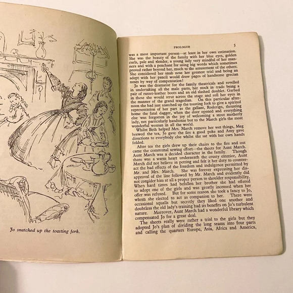 Vintage Little  Women Booklet Retold by Mary Farrer Studley Press Paperback - Picture 8 of 11